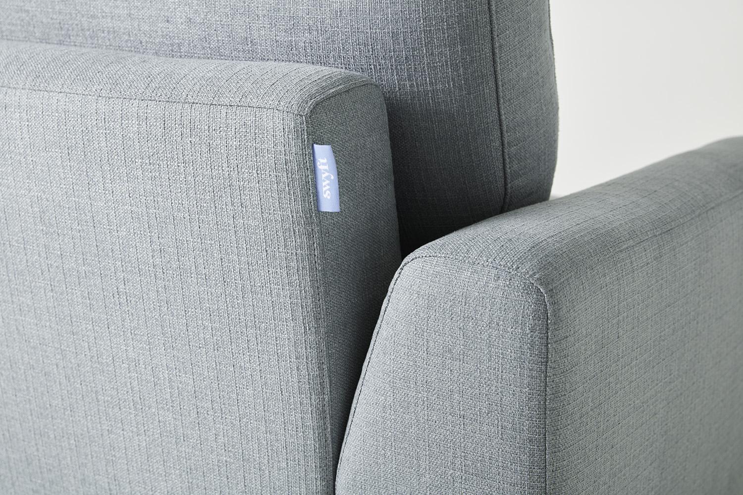 Model 05 3-Seater Sofa with Ottoman, Seaglass - Image 5