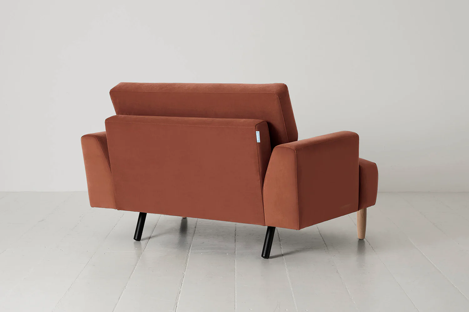 Model 05 Loveseat, Oak / Brick - Image 4