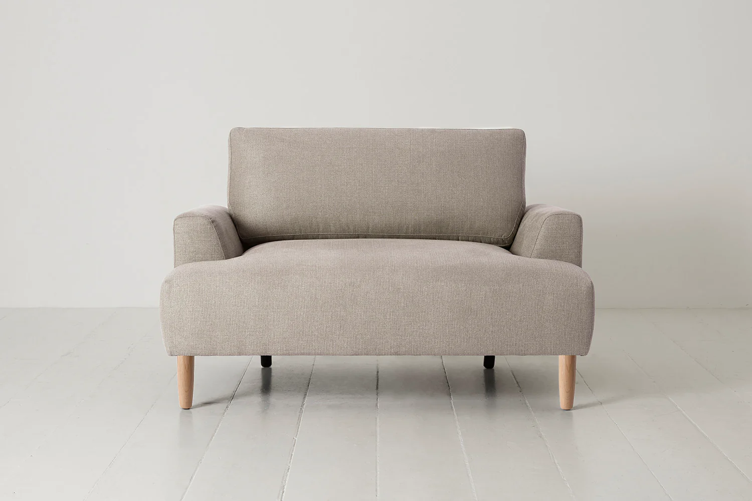Model 05 Loveseat, Oak / Pumice