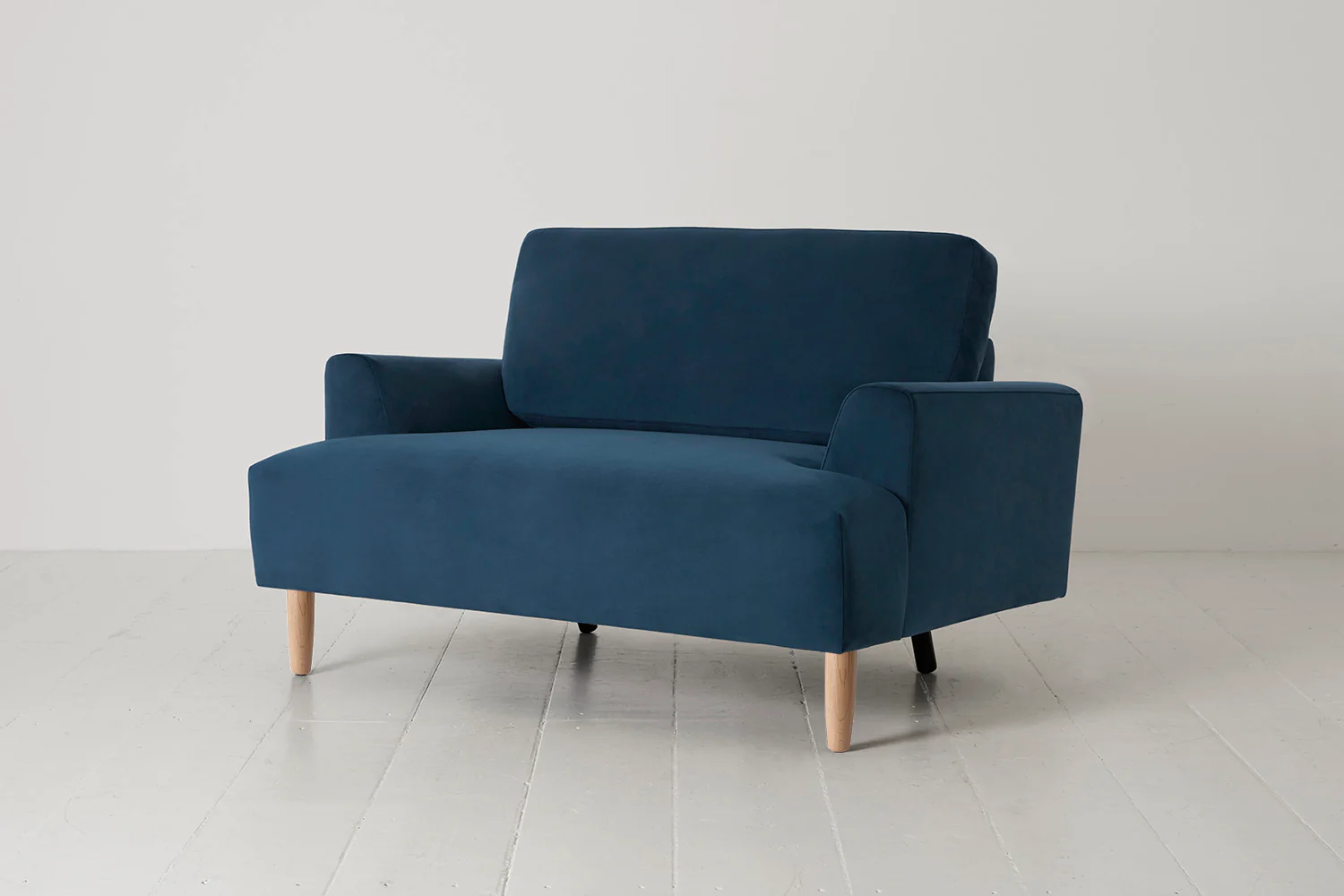 Model 05 Loveseat, Oak / Teal - Image 4