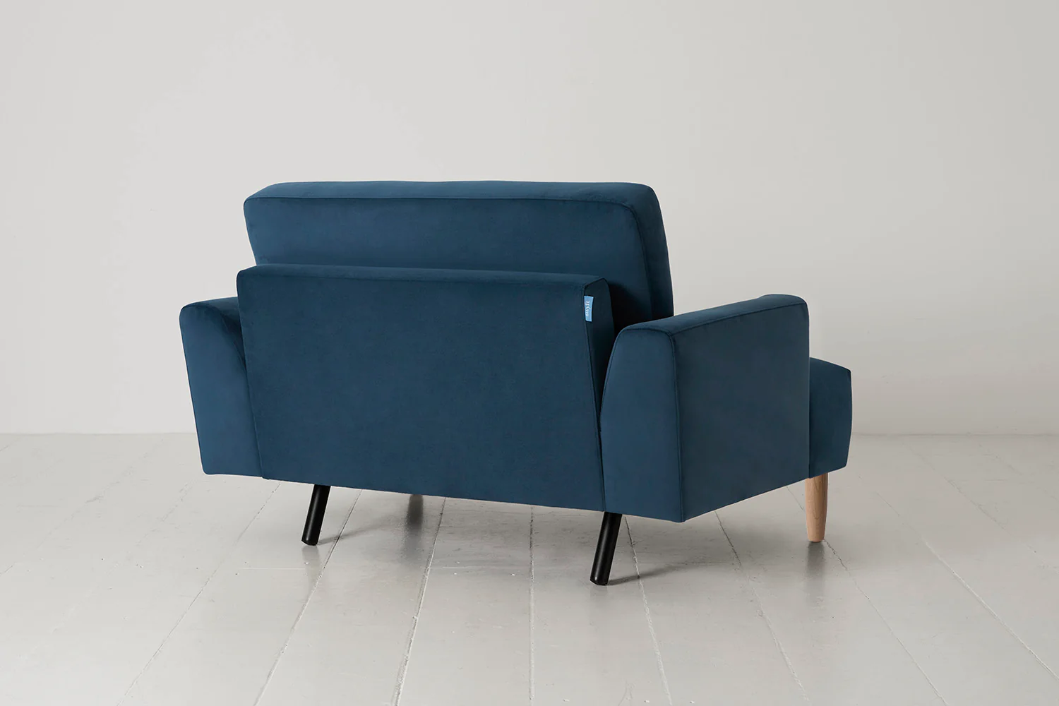 Model 05 Loveseat, Oak / Teal - Image 5