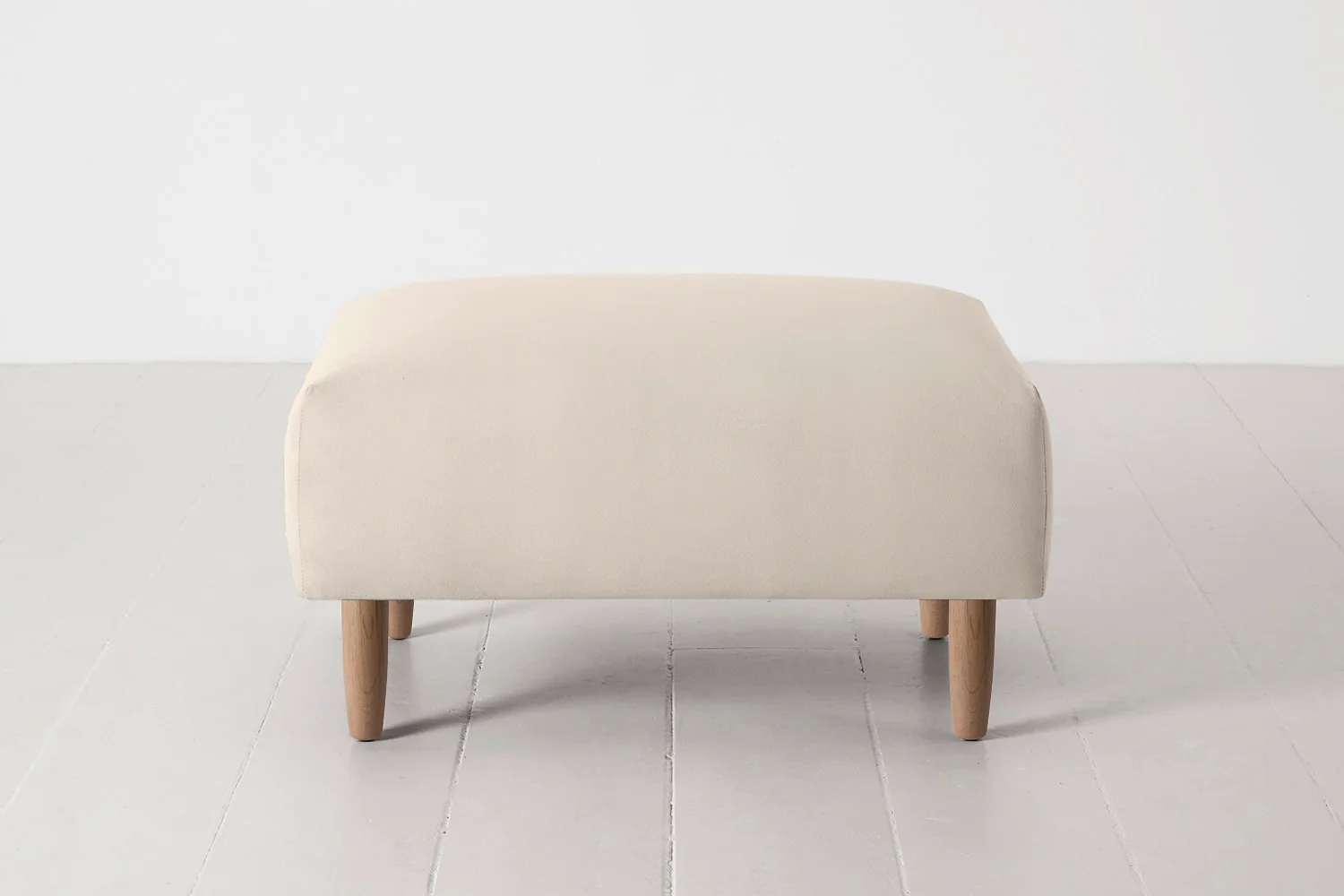 Model 05 Ottoman, Oak / Bone
