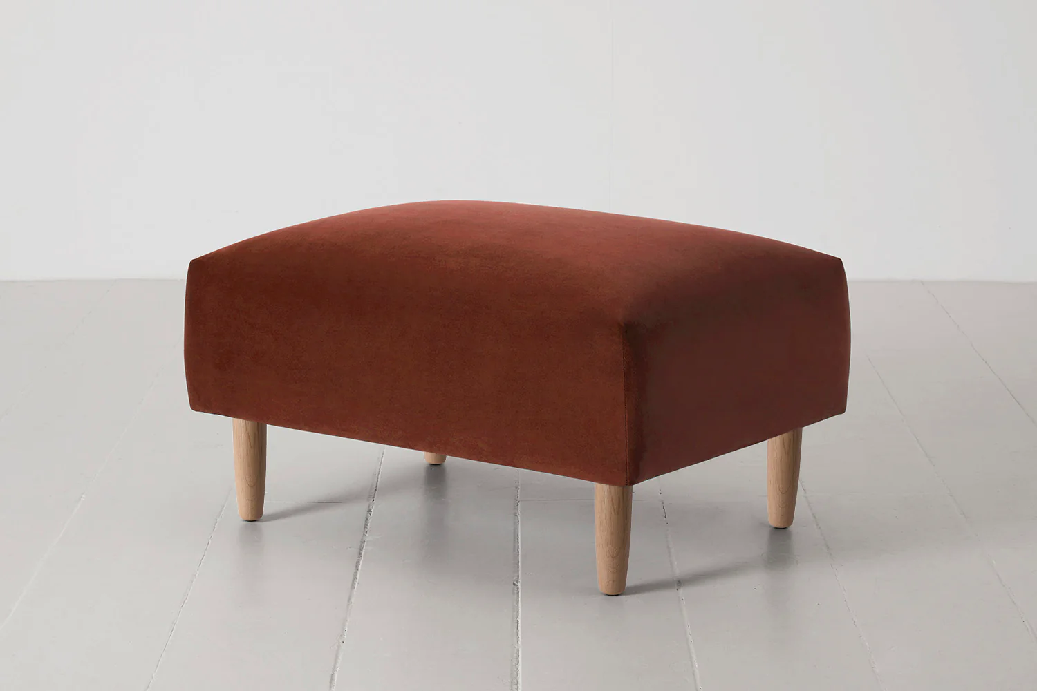 Model 05 Ottoman, Oak / Brick - Image 3