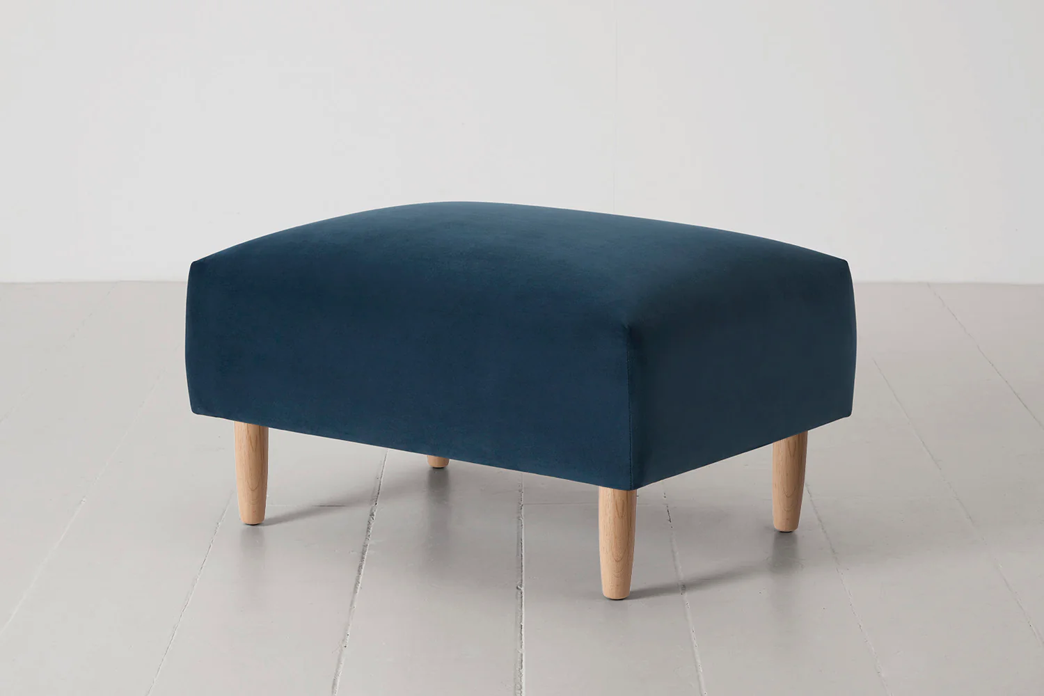Model 05 Ottoman, Oak / Teal - Image 4