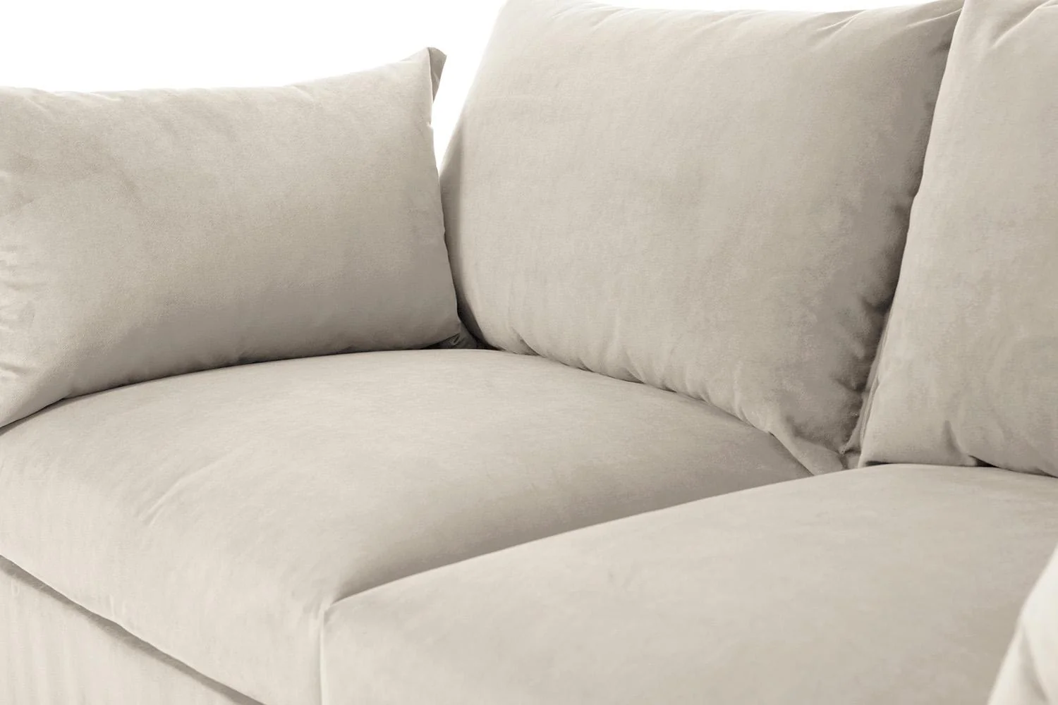 Model 06 2-Seater Left Chaise Sofa, Bone - Image 7