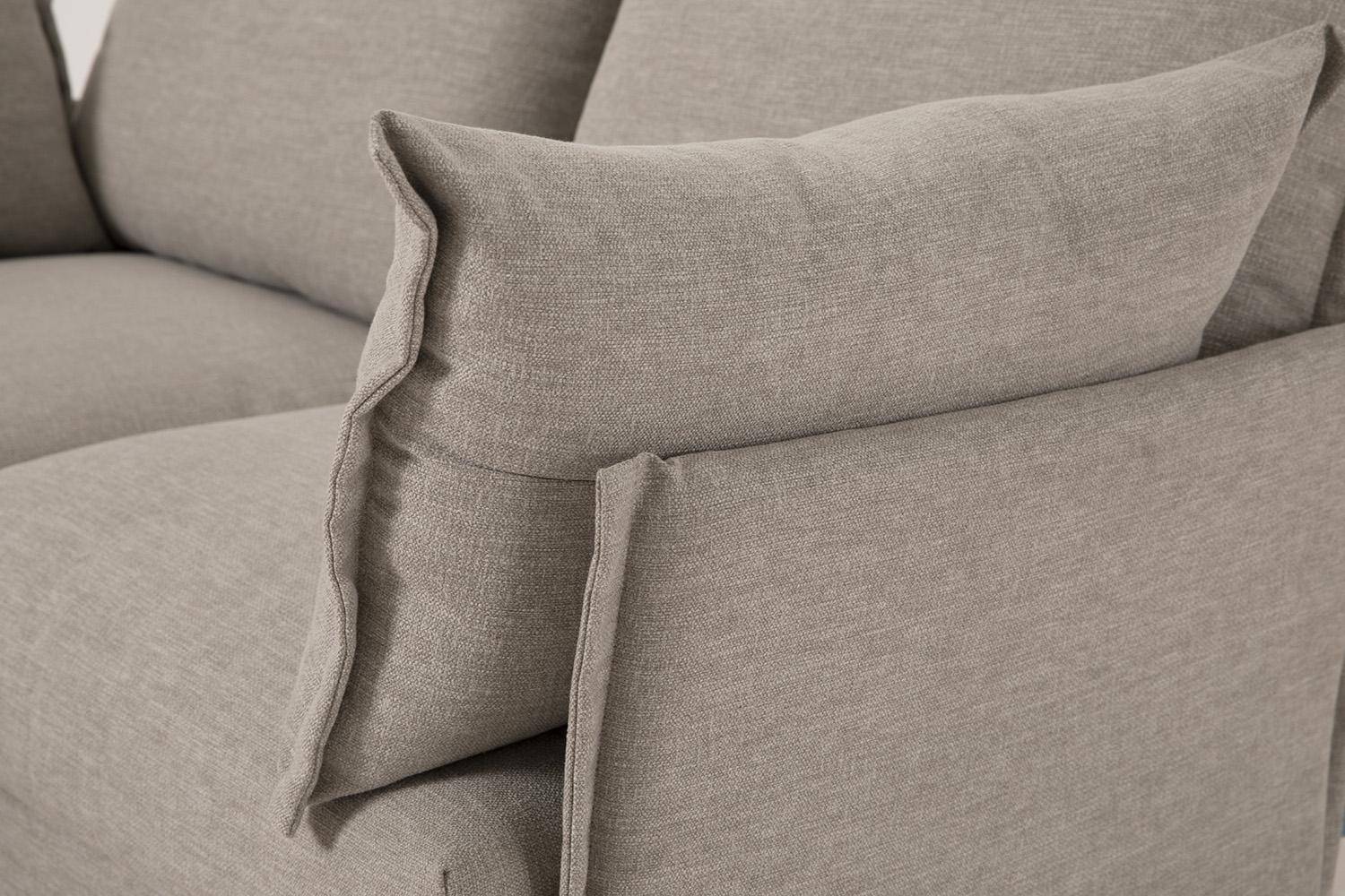 Model 06 2-Seater Left Chaise Sofa, Pumice - Image 7