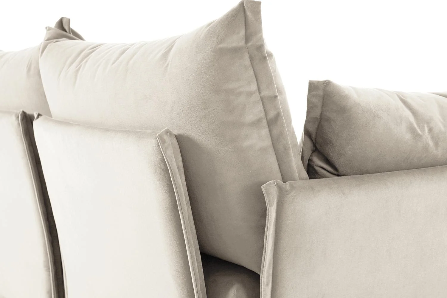 Model 06 2-Seater Right Chaise Sofa, Bone - Image 6