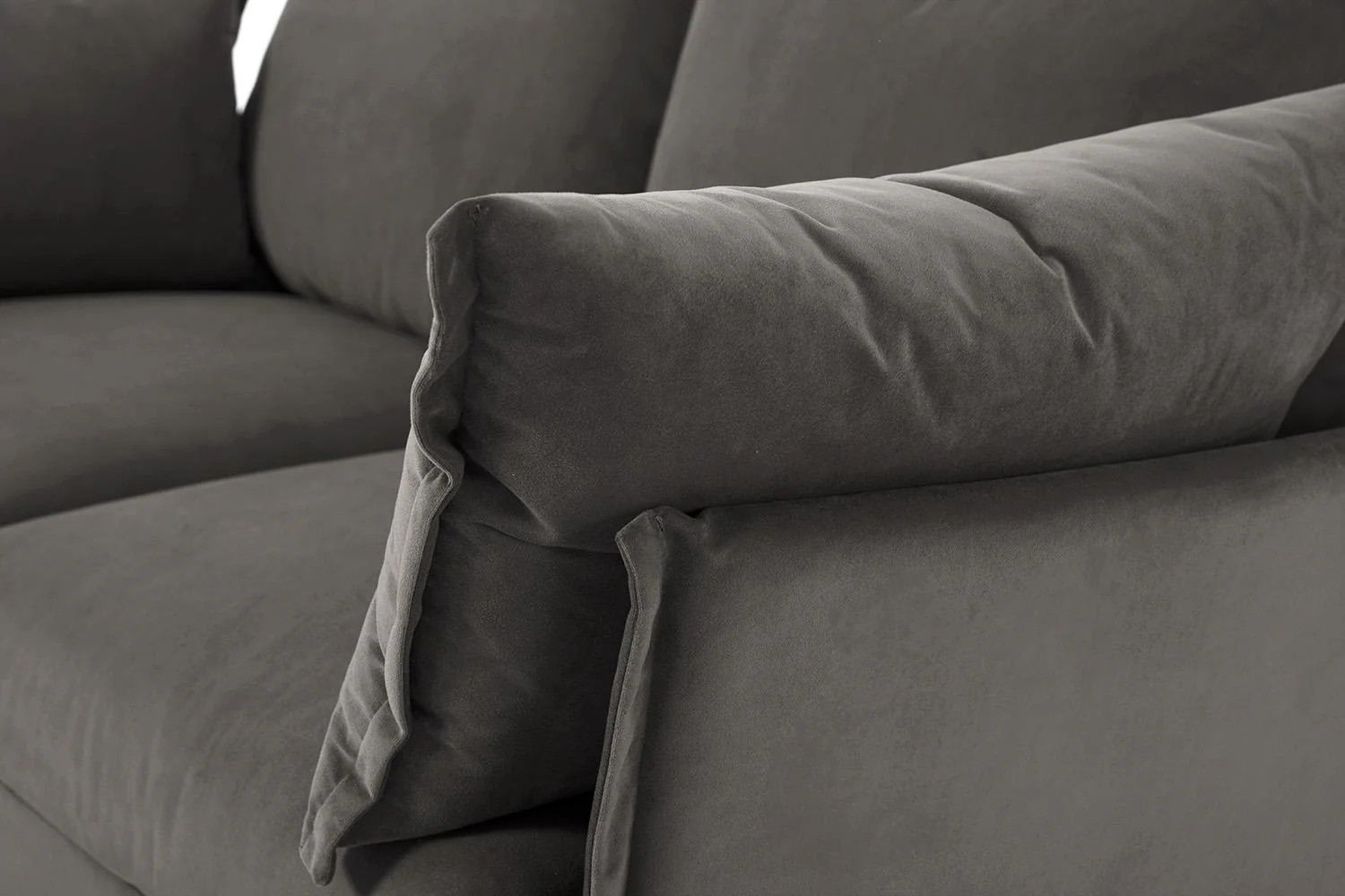 Model 06 2-Seater Right Chaise Sofa, Elephant - Image 5