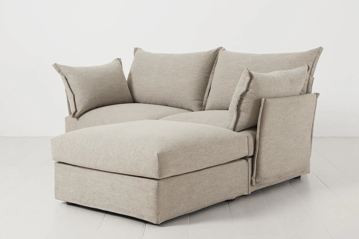 Model 06 2-Seater Right Chaise Sofa, Pumice - Image 3