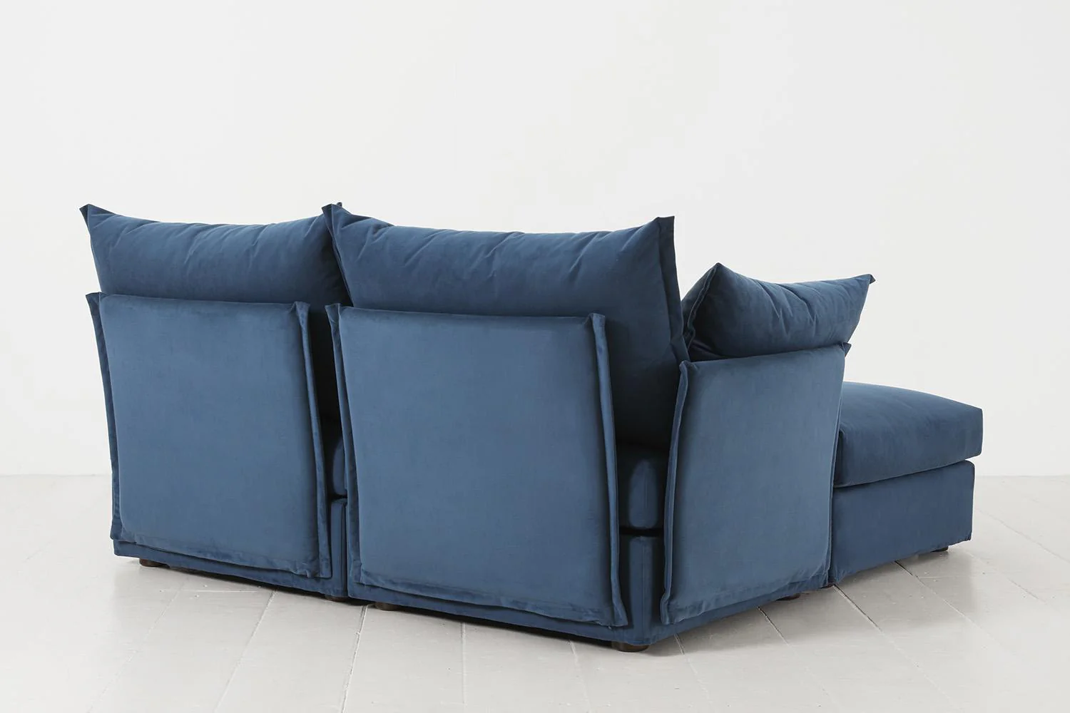 Model 06 2-Seater Right Chaise Sofa, Teal - Image 4