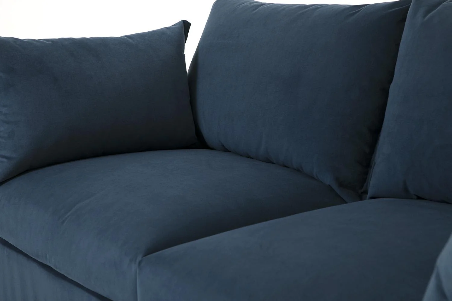 Model 06 2-Seater Right Chaise Sofa, Teal - Image 6