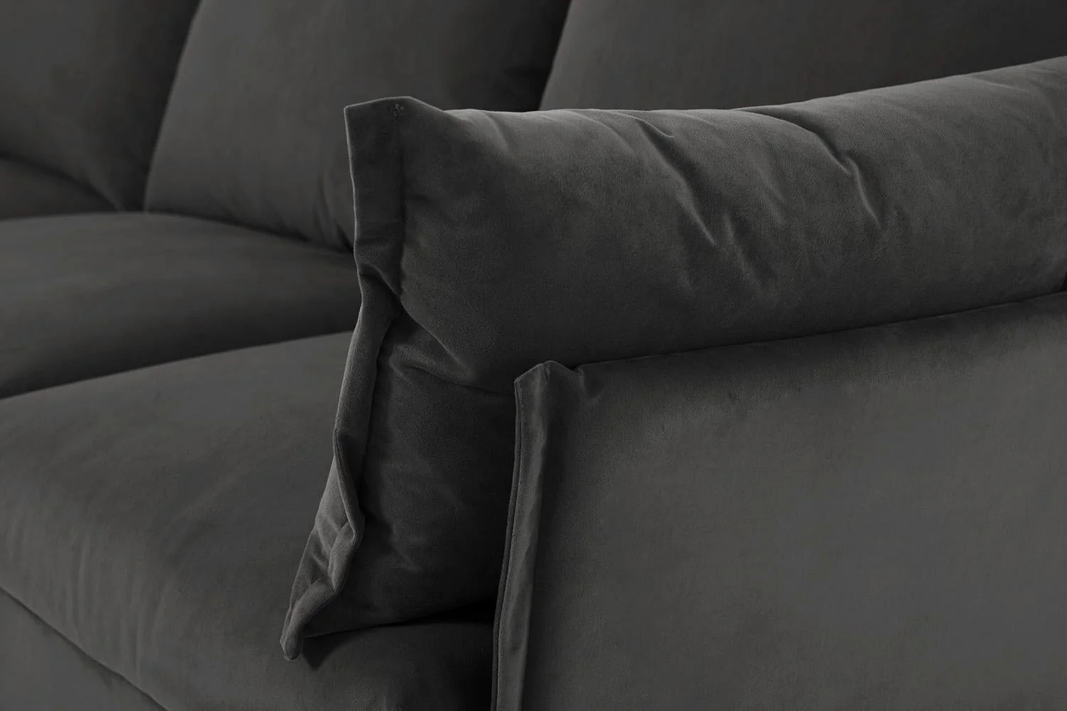 Model 06 3-Seater Left Chaise Sofa, Charcoal - Image 6