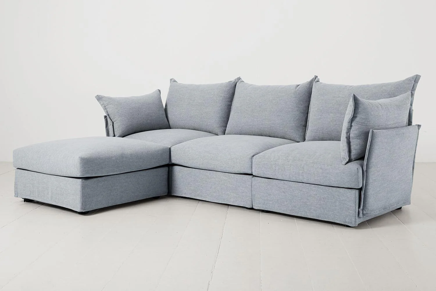 Model 06 3-Seater Left Chaise Sofa, Seaglass - Image 2