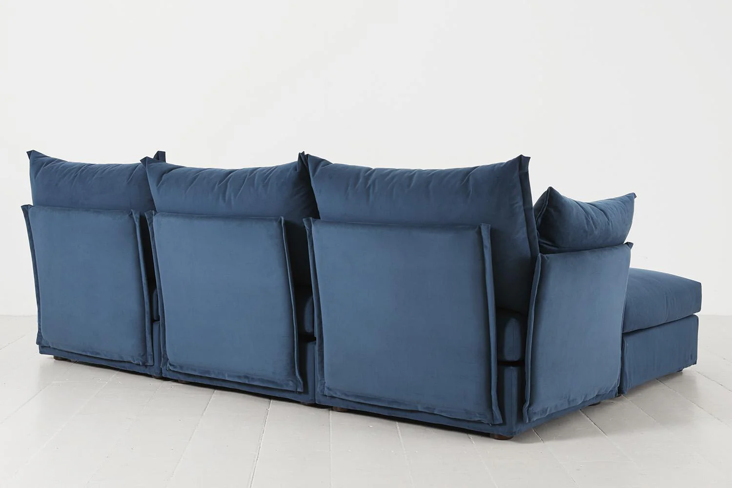 Model 06 3-Seater Left Chaise Sofa, Teal - Image 6