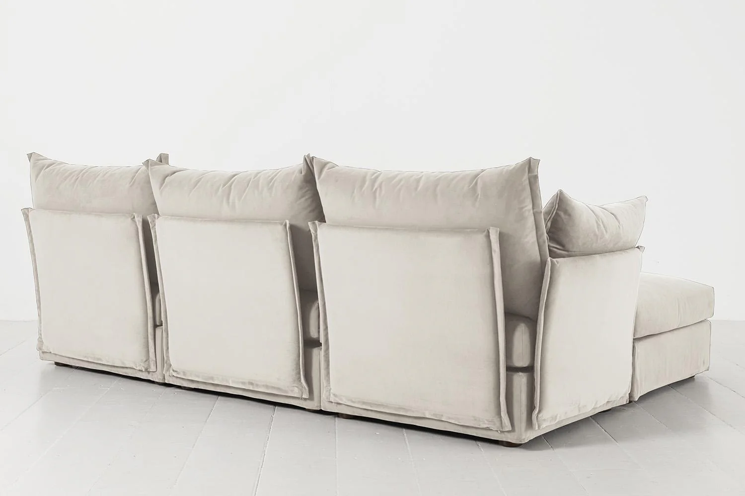 Model 06 3-Seater Right Chaise Sofa, Bone - Image 4