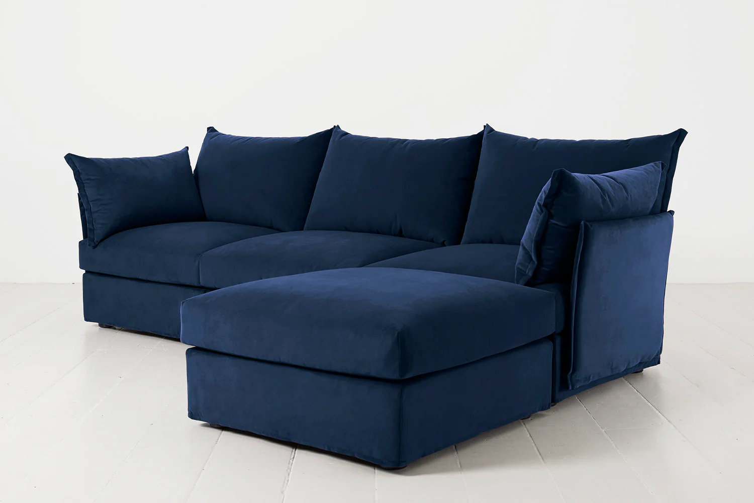Model 06 3-Seater Right Chaise Sofa, Indigo - Image 3