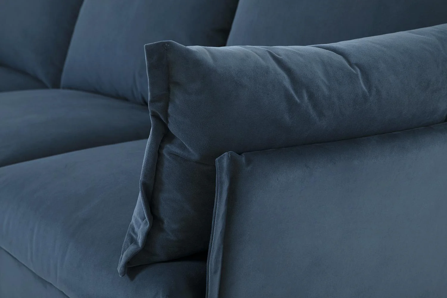 Model 06 3-Seater Right Chaise Sofa, Teal - Image 9