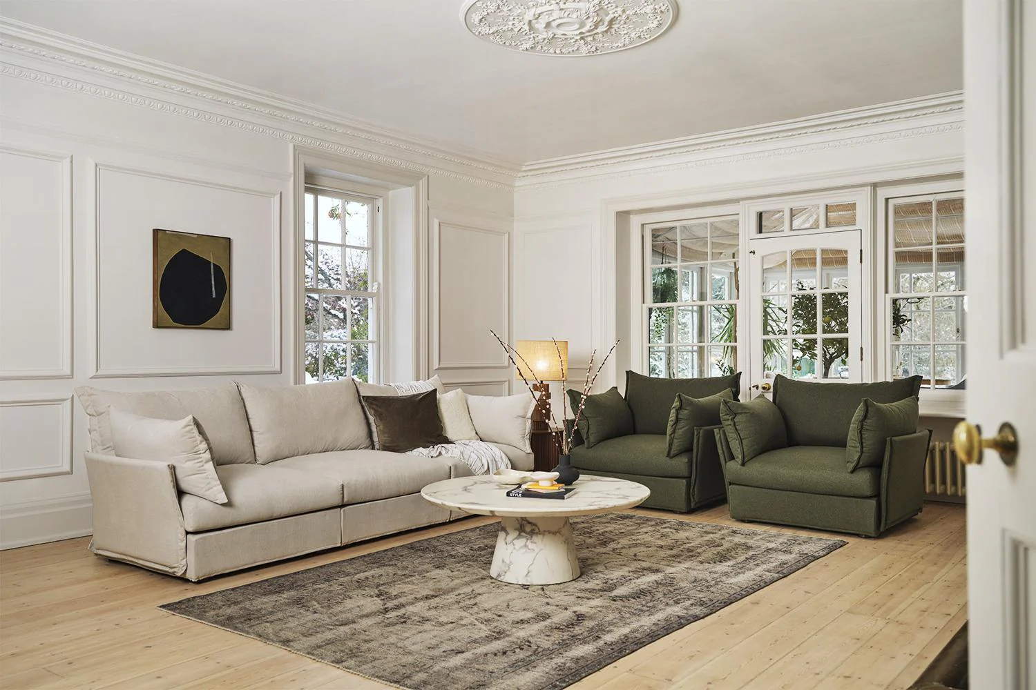 Model 06 3-Seater Sofa, Pumice - Image 5