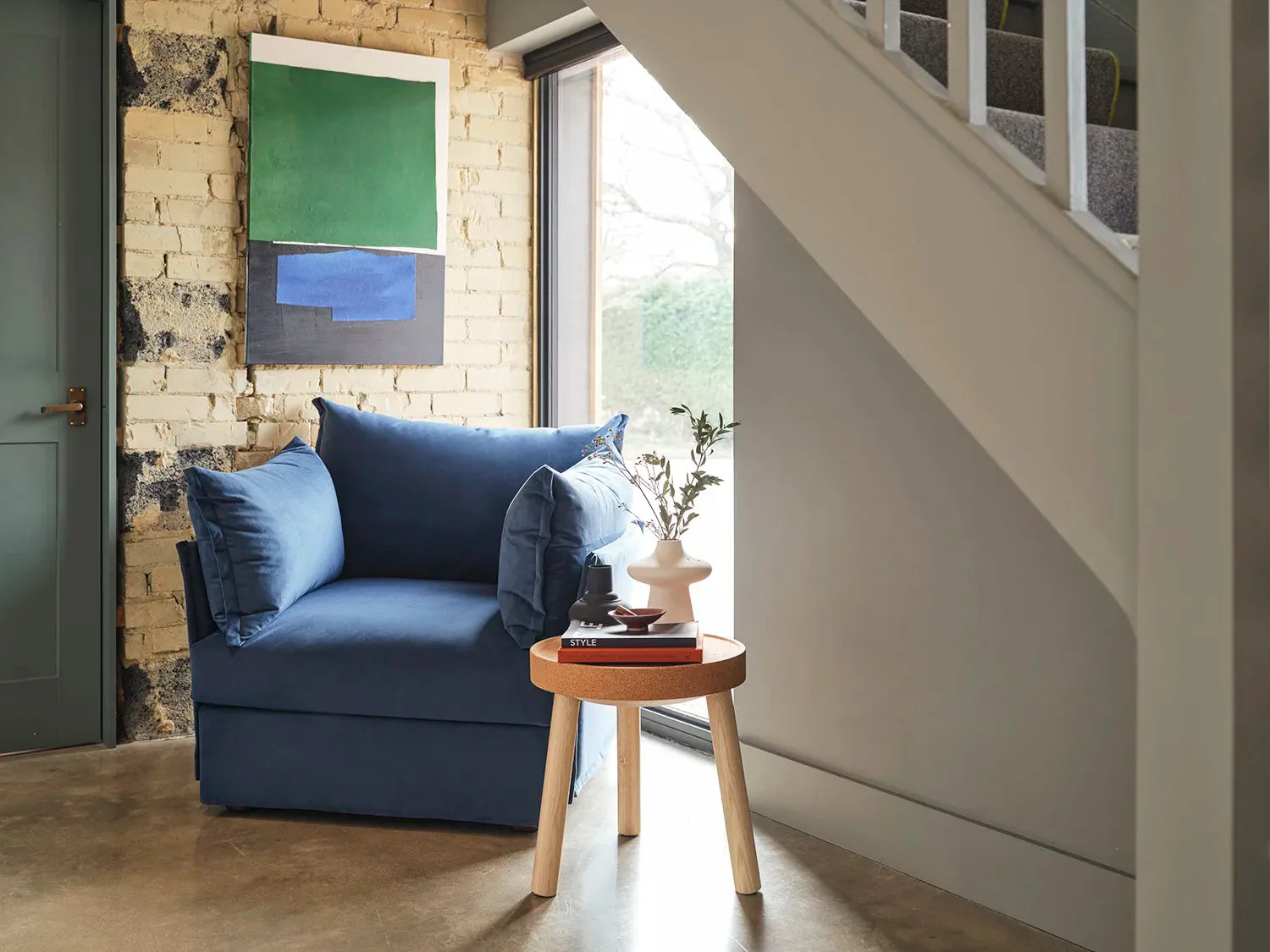 Model 06 Armchair, Teal - Image 2