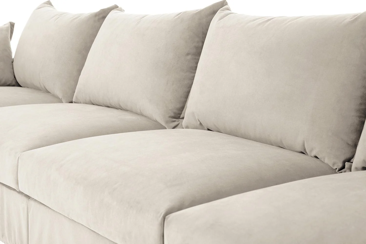 Model 06 Corner Sofa with Ottoman, Bone - Image 4