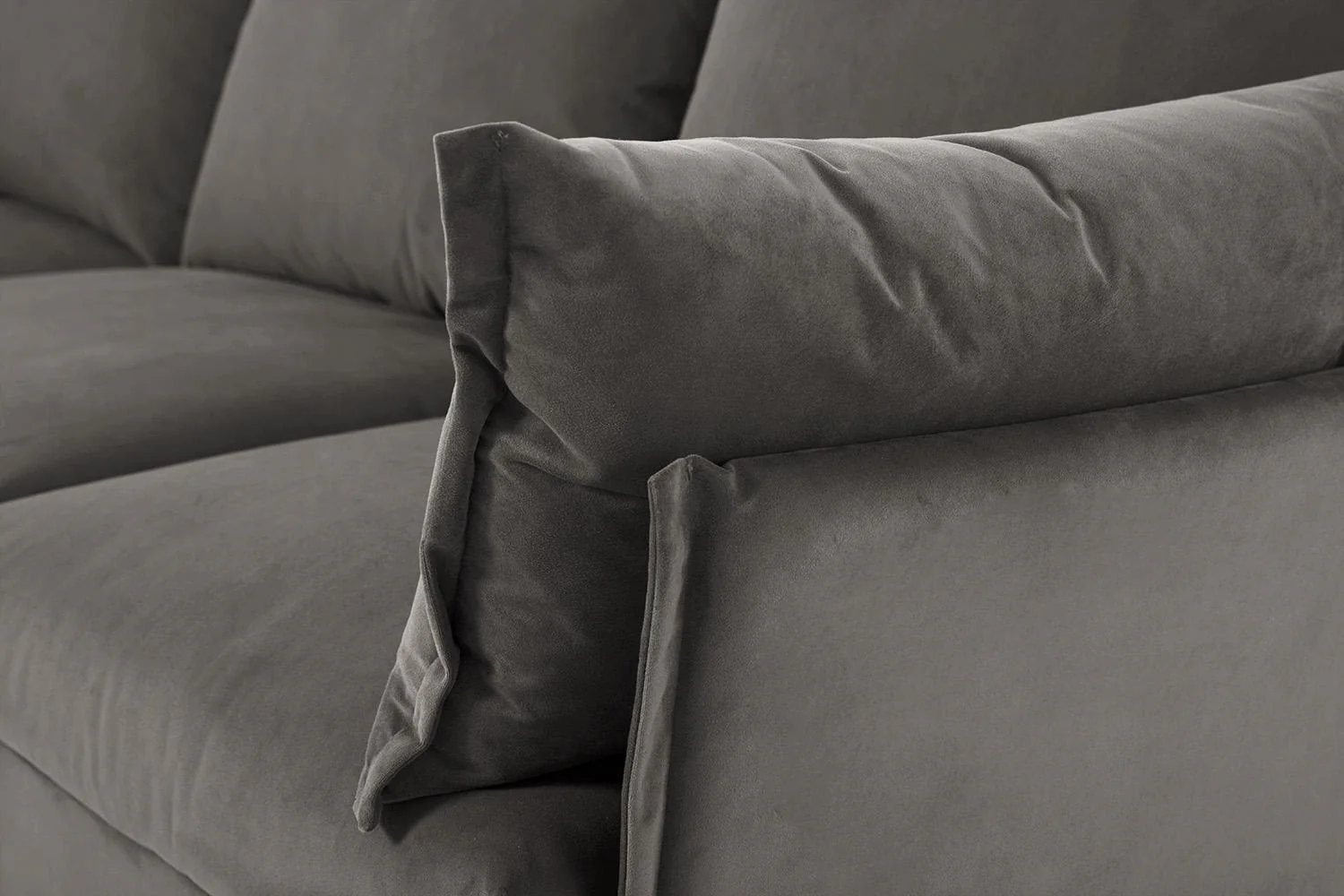 Model 06 Corner Sofa with Ottoman, Elephant - Image 6