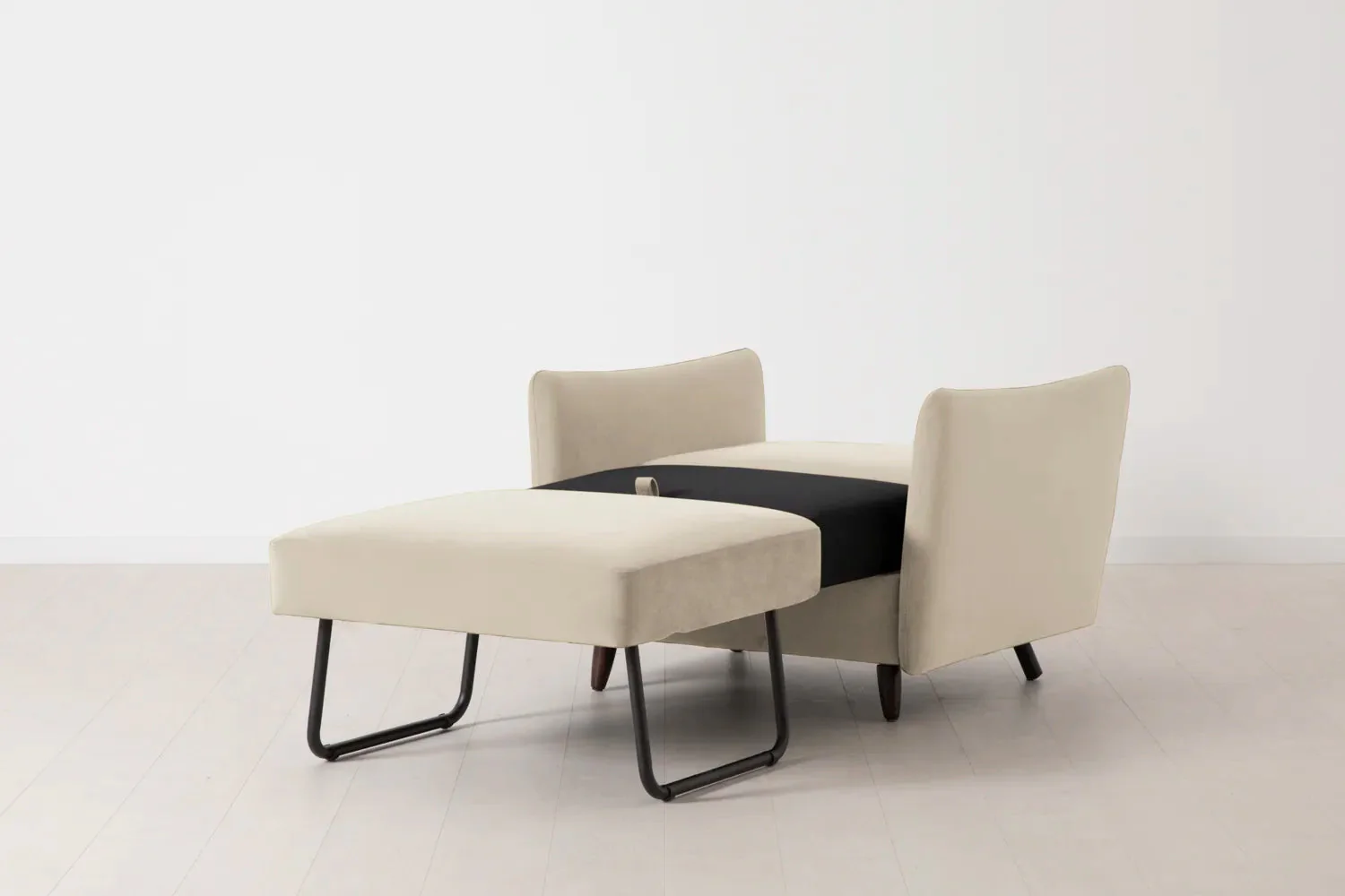 Model 08 Chair Bed Single Sofa Bed, Bone - Image 8