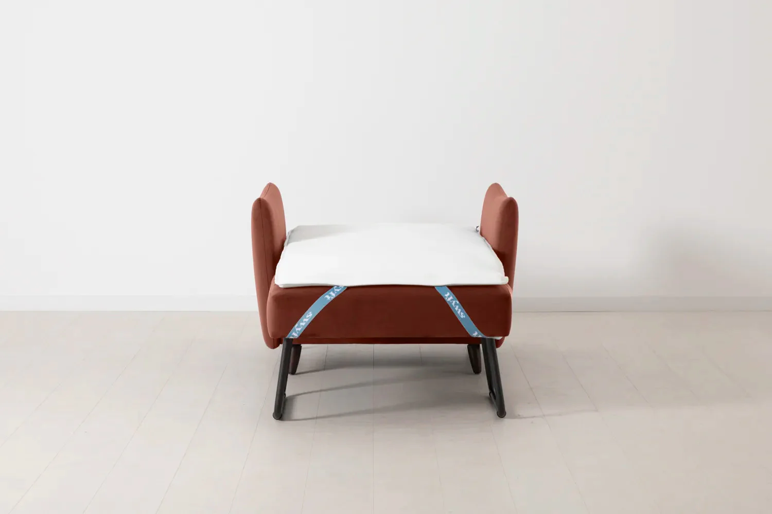 Model 08 Chair Bed Single Sofa Bed, Brick - Image 6