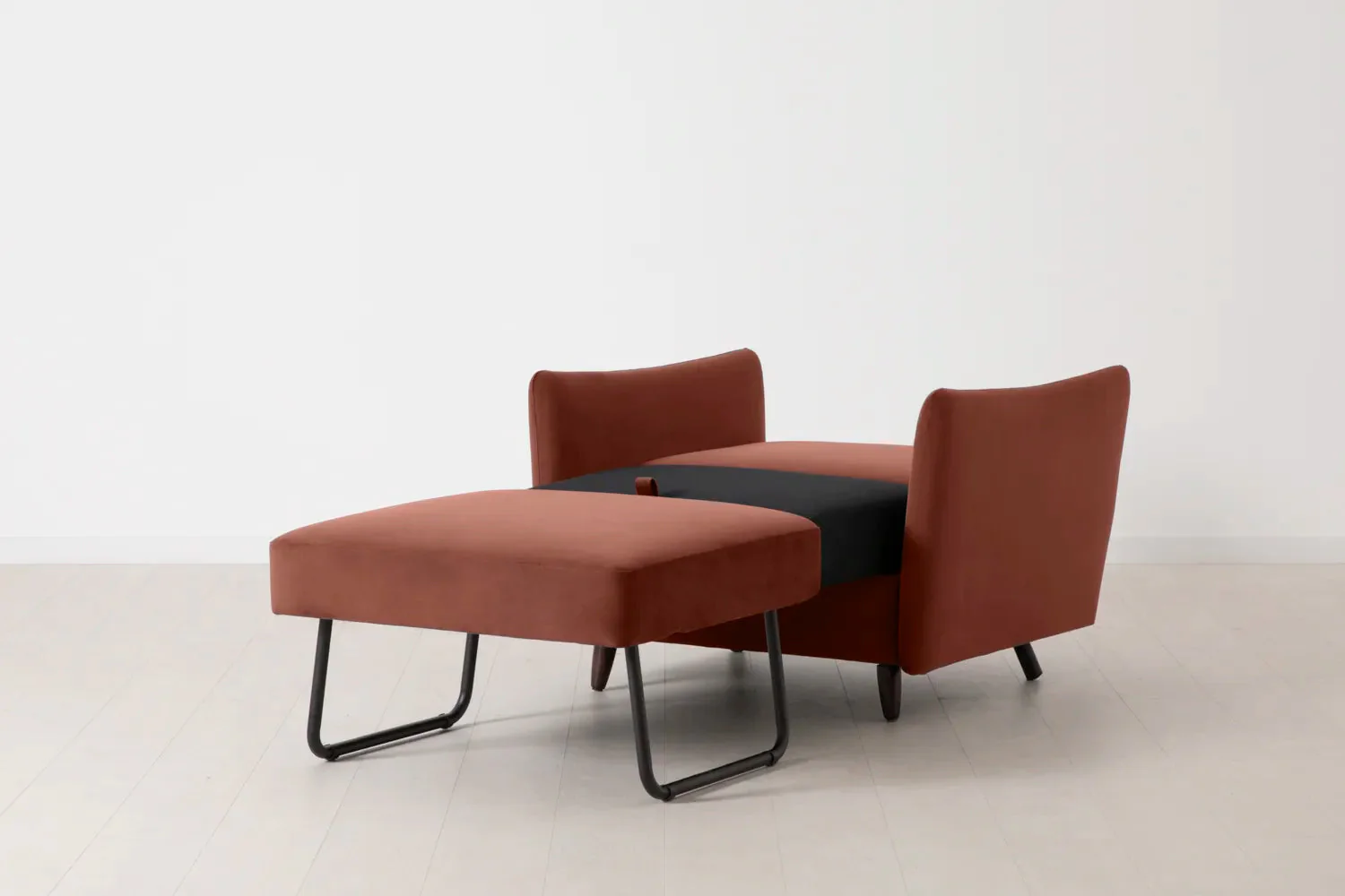 Model 08 Chair Bed Single Sofa Bed, Brick - Image 8