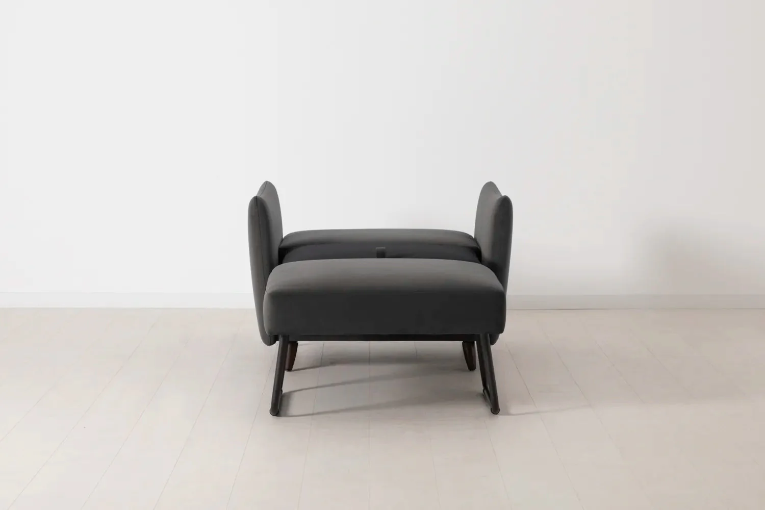 Model 08 Chair Bed Single Sofa Bed, Charcoal - Image 5