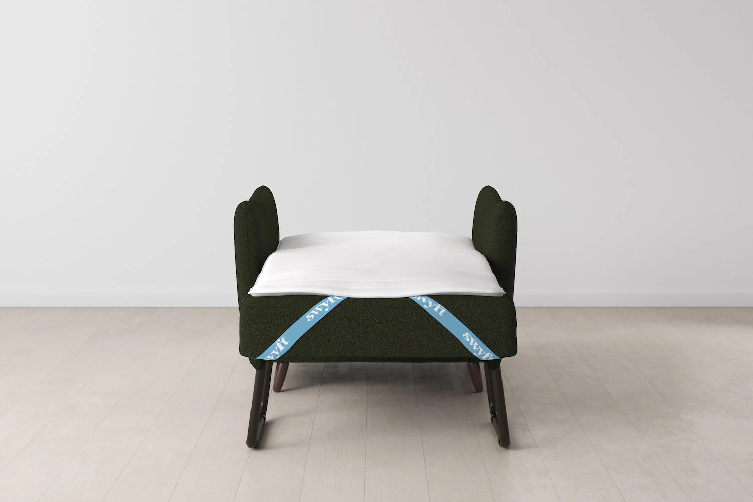 Model 08 Chair Bed Single Sofa Bed, Fern - Image 7