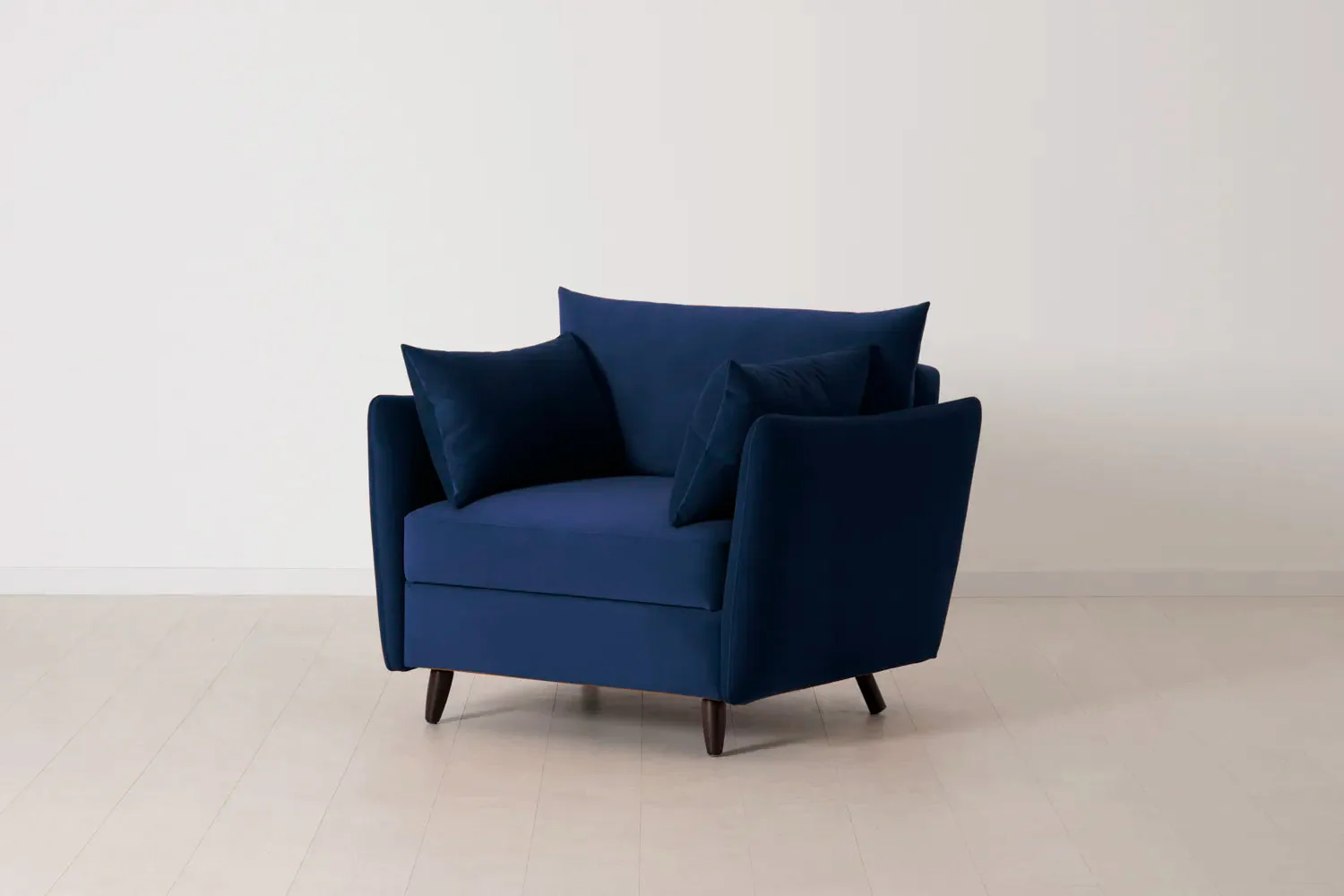 Model 08 Chair Bed Single Sofa Bed, Indigo - Image 3
