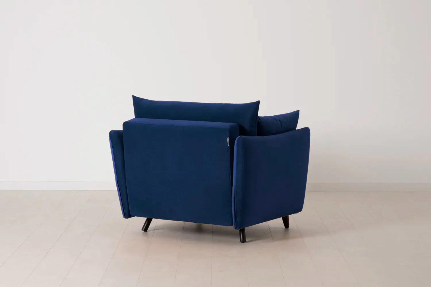 Model 08 Chair Bed Single Sofa Bed, Indigo - Image 4