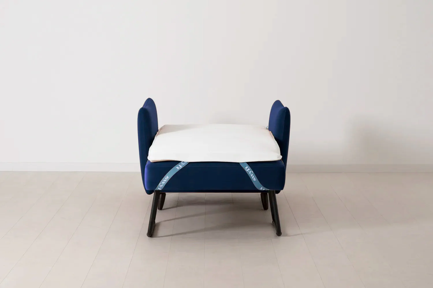 Model 08 Chair Bed Single Sofa Bed, Indigo - Image 6