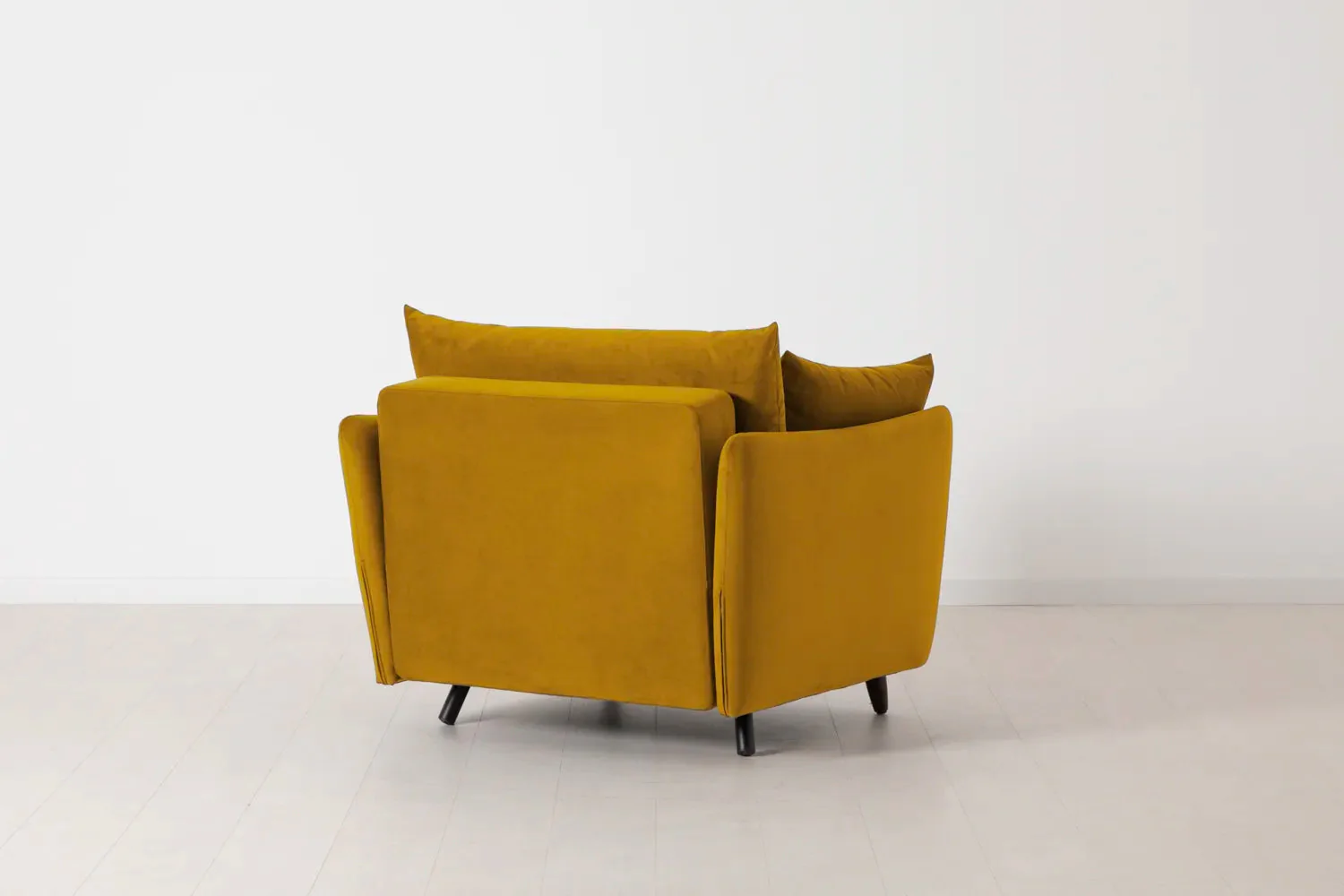 Model 08 Chair Bed Single Sofa Bed, Mustard - Image 6
