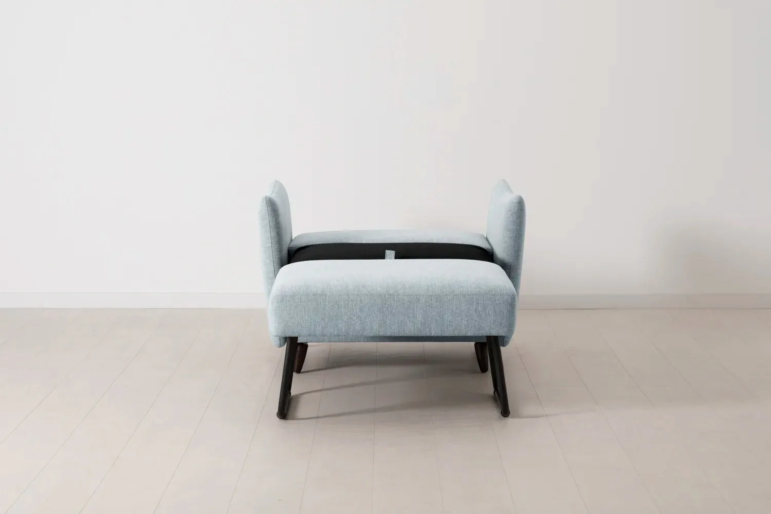Model 08 Chair Bed Single Sofa Bed, Seaglass - Image 5