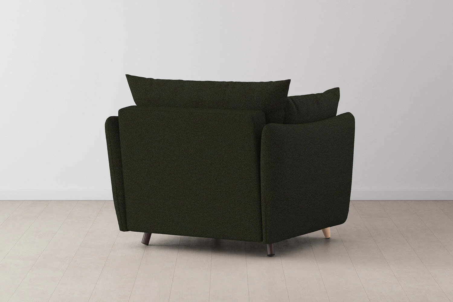 Model 08 Chair Bed Single Sofa Bed, Oak / Fern - Image 4