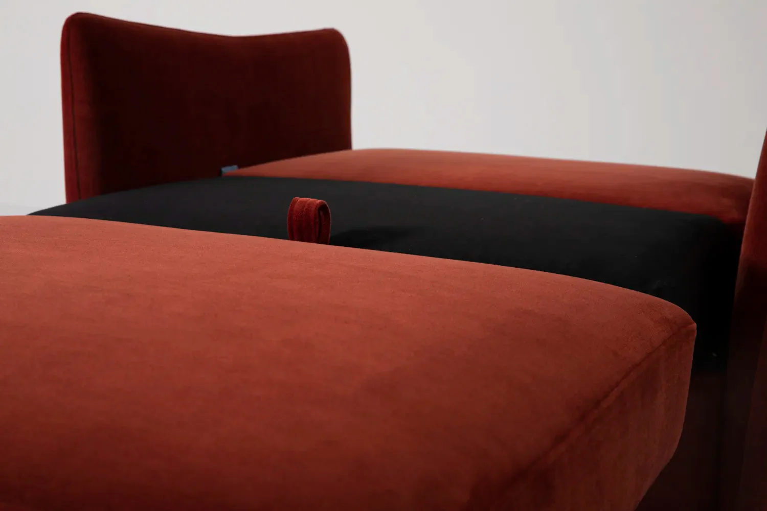 Model 08 Chair Bed Single Sofa Bed, Oak / Harissa - Image 10
