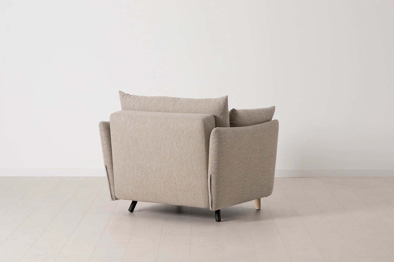 Model 08 Chair Bed Single Sofa Bed, Oak / Pumice - Image 6