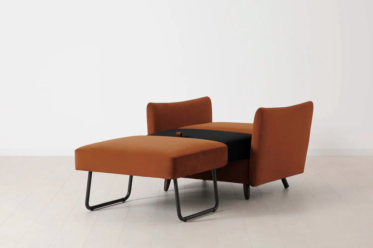 Model 08 Chair Bed Single Sofa Bed, Umber - Image 10