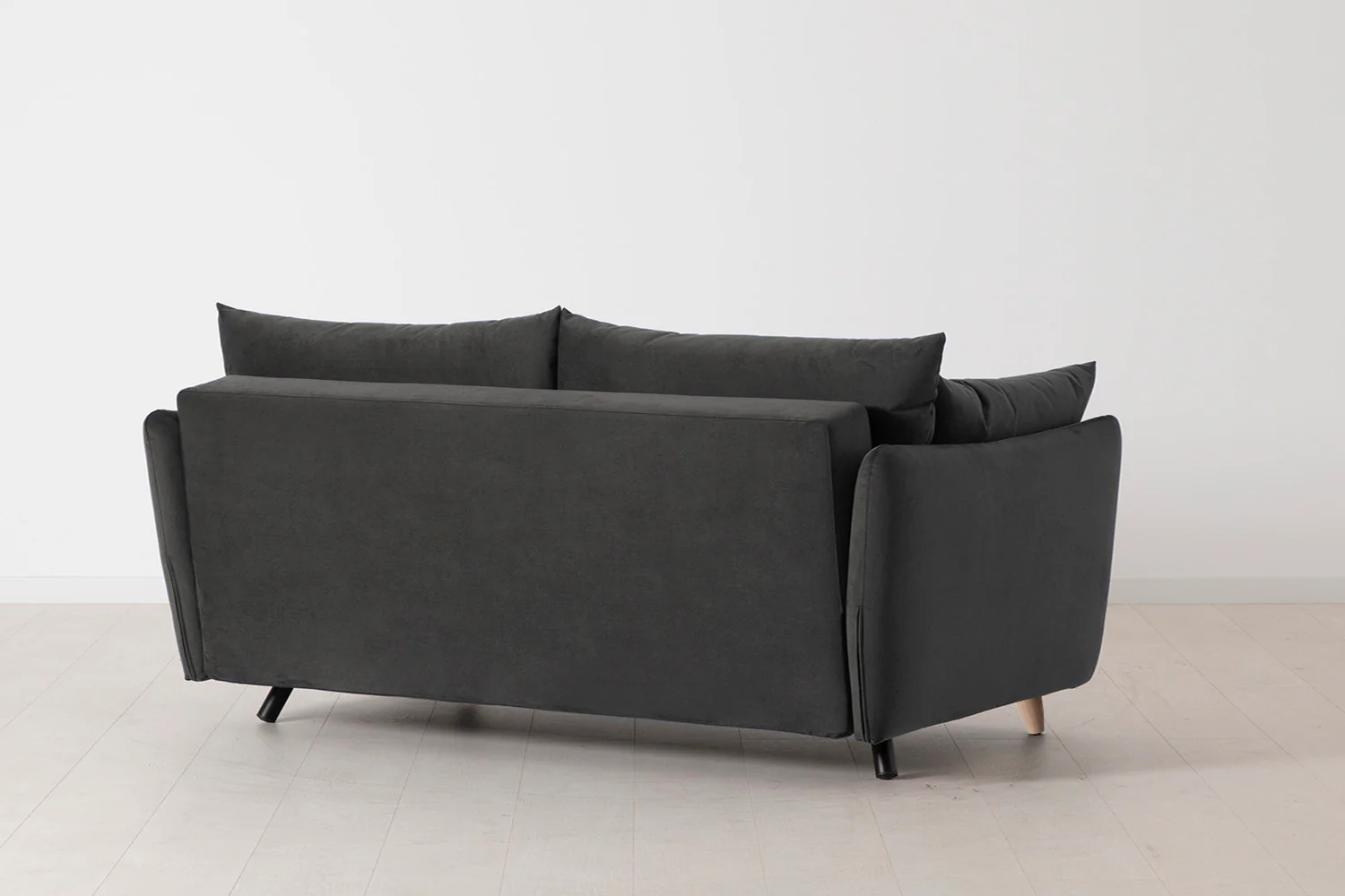 Model 08 Sofa Bed 2.5 Seater, Oak / Charcoal - Image 5