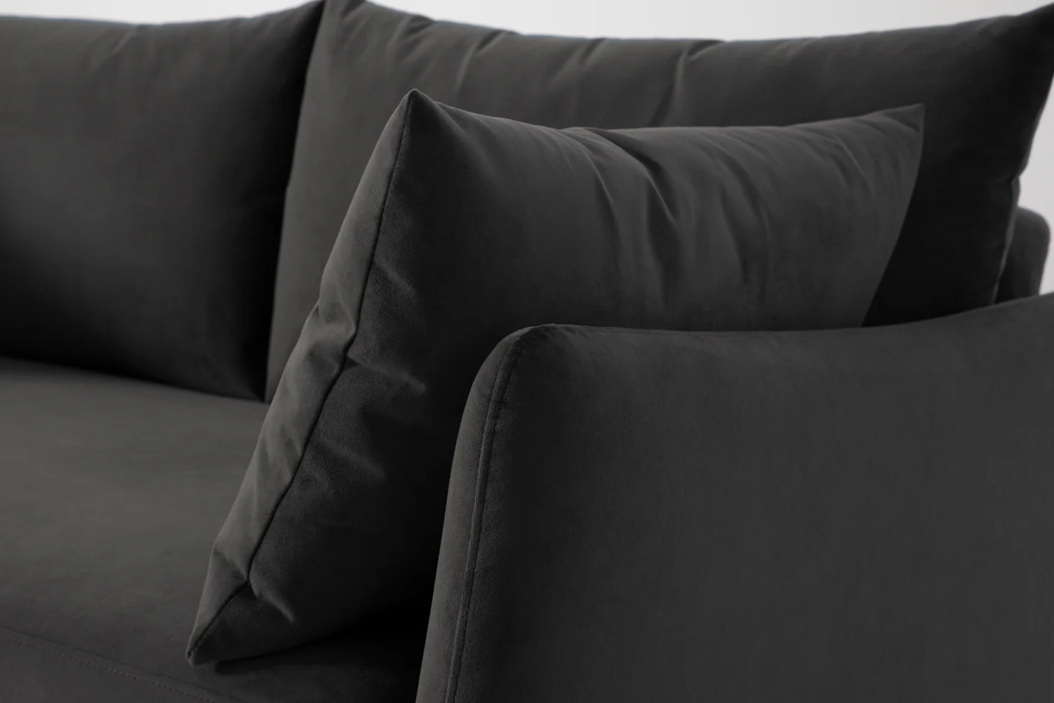 Model 08 Sofa Bed 2.5 Seater, Oak / Charcoal - Image 8