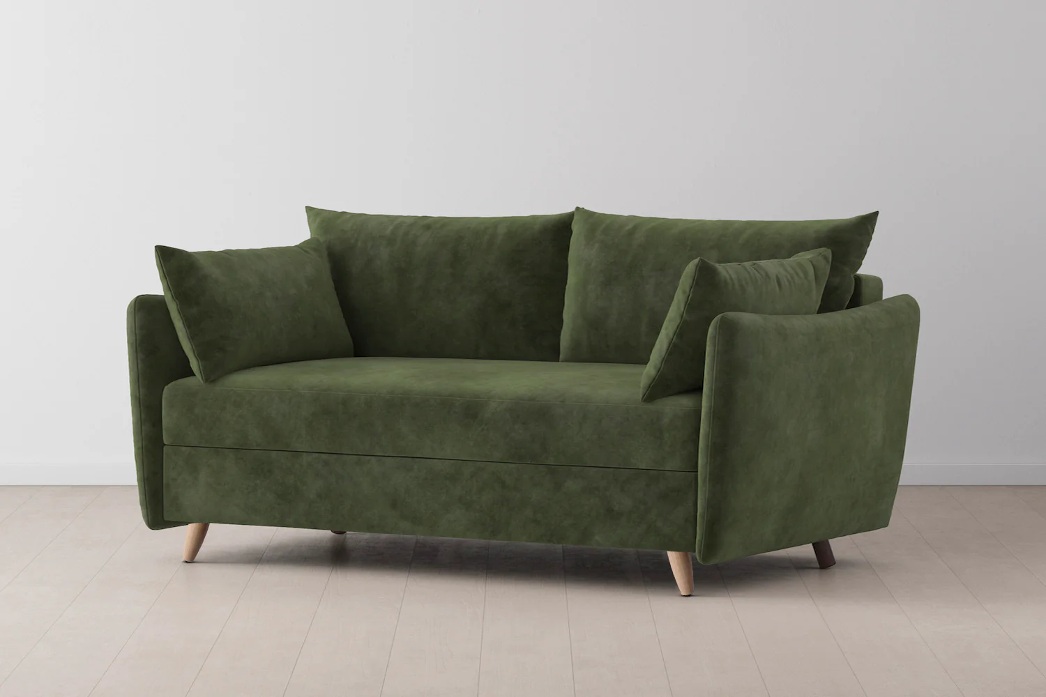 Model 08 Sofa Bed 2.5 Seater, Oak / Conifer - Image 4