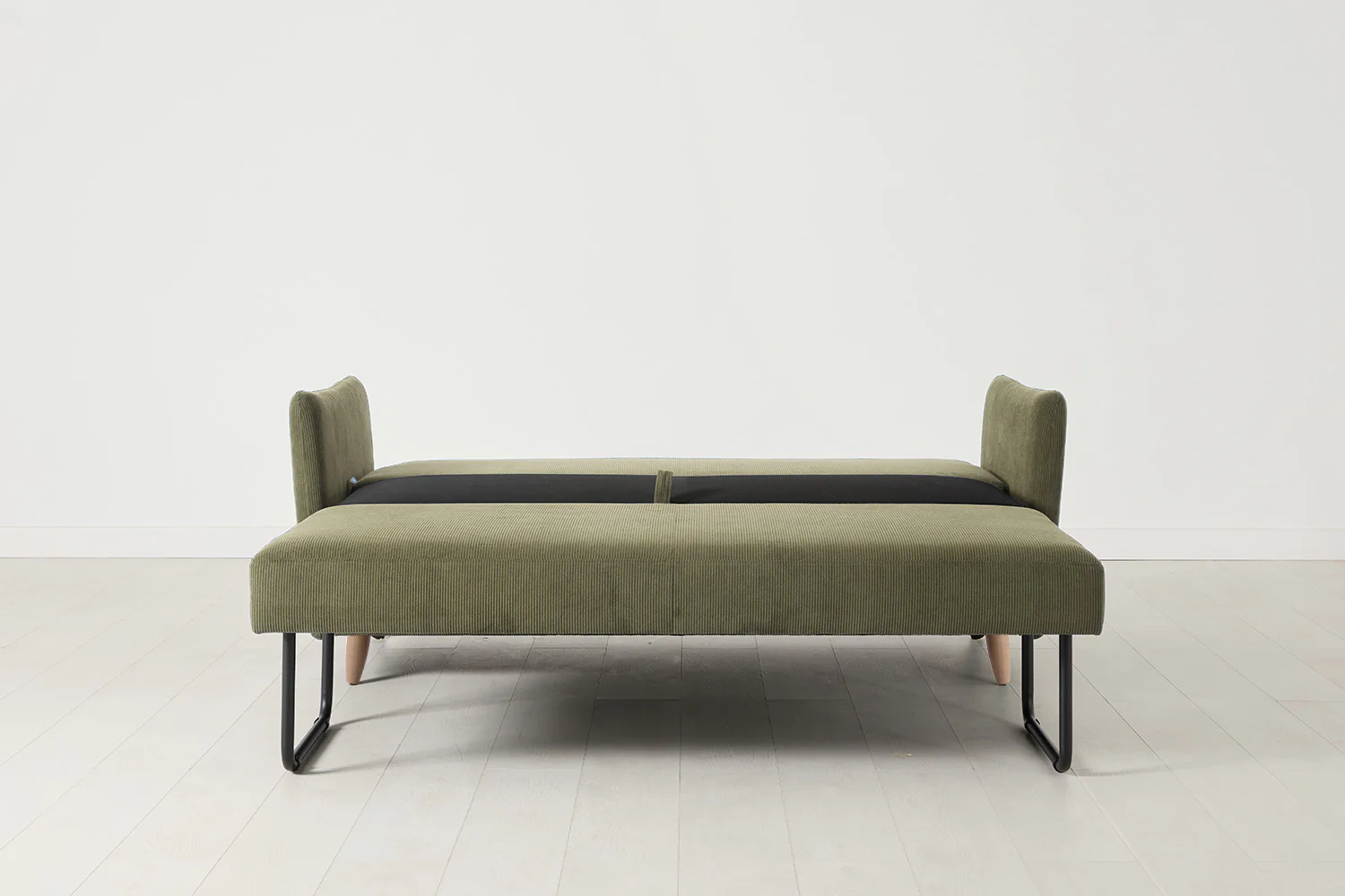 Model 08 Sofa Bed 2.5 Seater, Oak / Fennel - Image 4