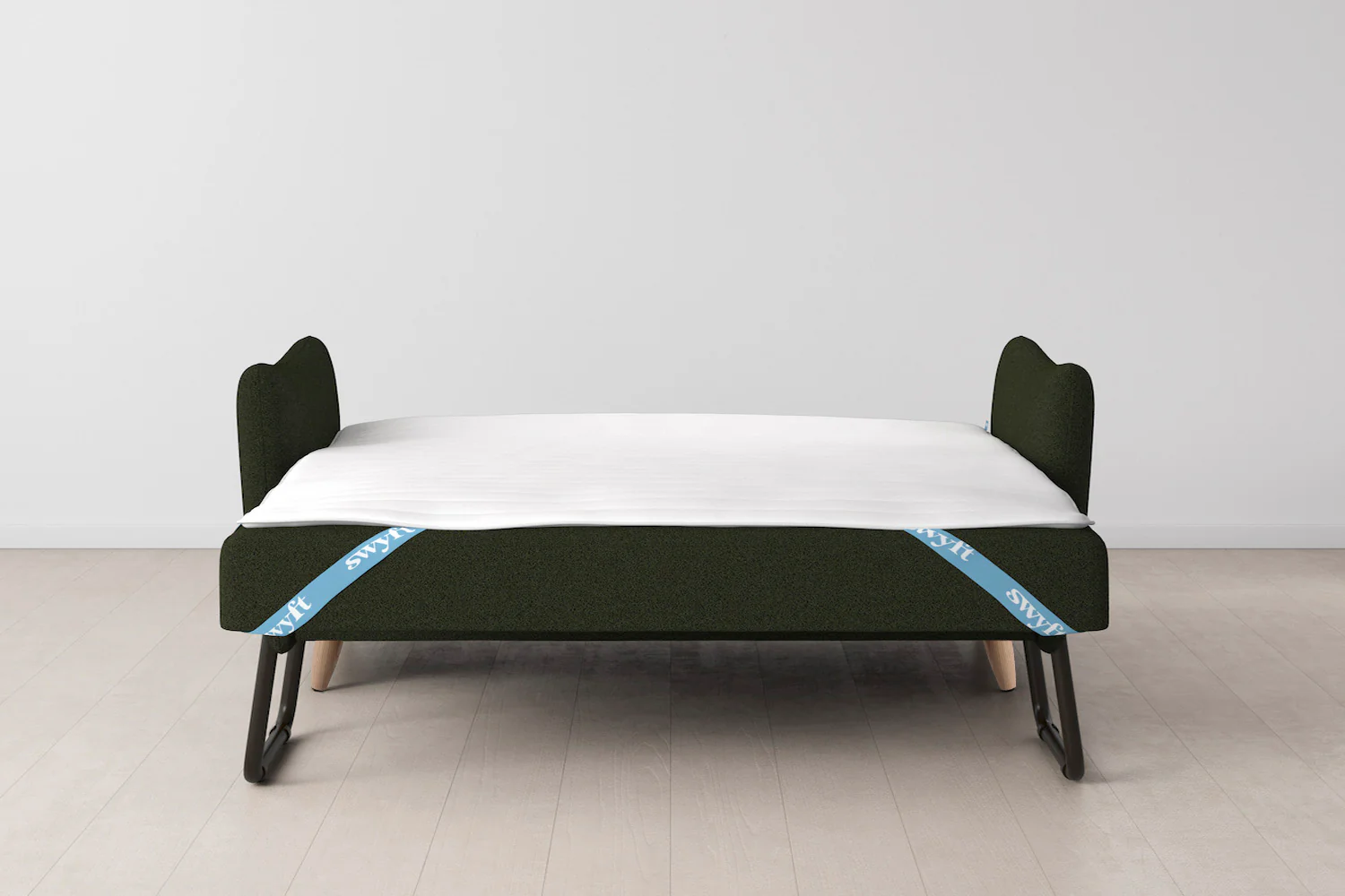 Model 08 Sofa Bed 2.5 Seater, Oak / Fern - Image 7