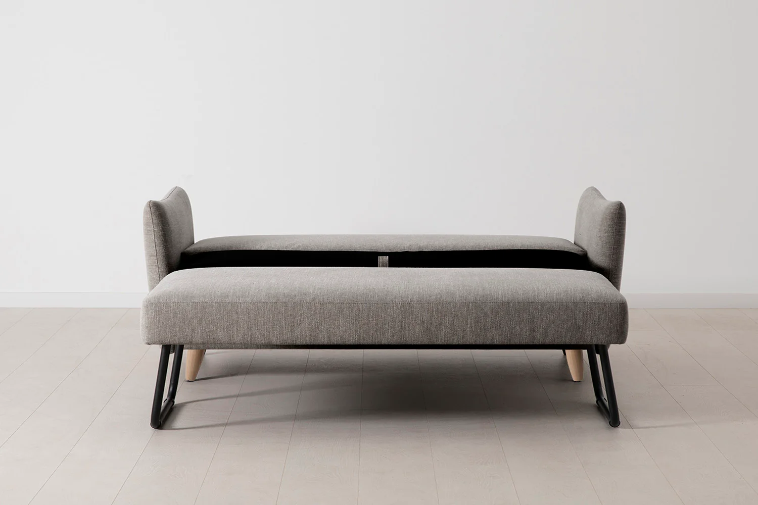 Model 08 Sofa Bed 2.5 Seater, Oak / Shadow - Image 5