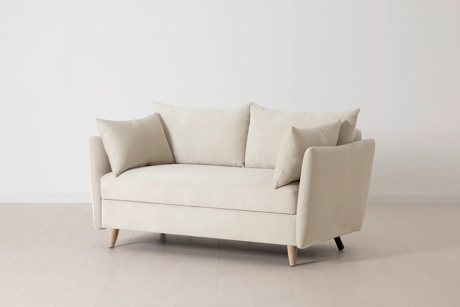 Model 08 Sofa Bed 2 Seater, Oak / Chalk - Image 5