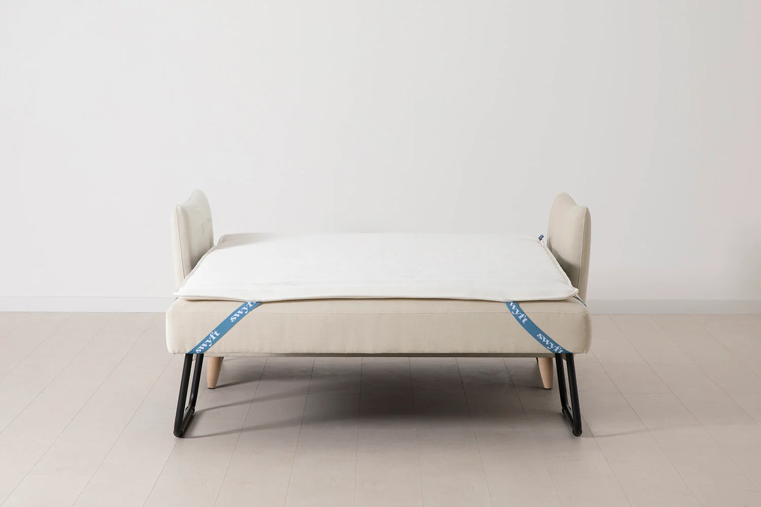 Model 08 Sofa Bed 2 Seater, Oak / Chalk - Image 8