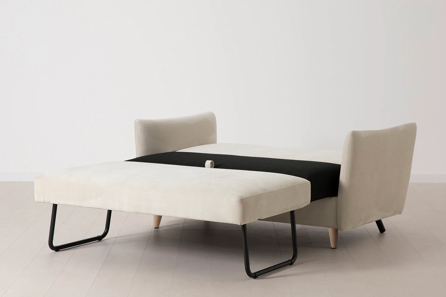 Model 08 Sofa Bed 2 Seater, Oak / Chalk - Image 9