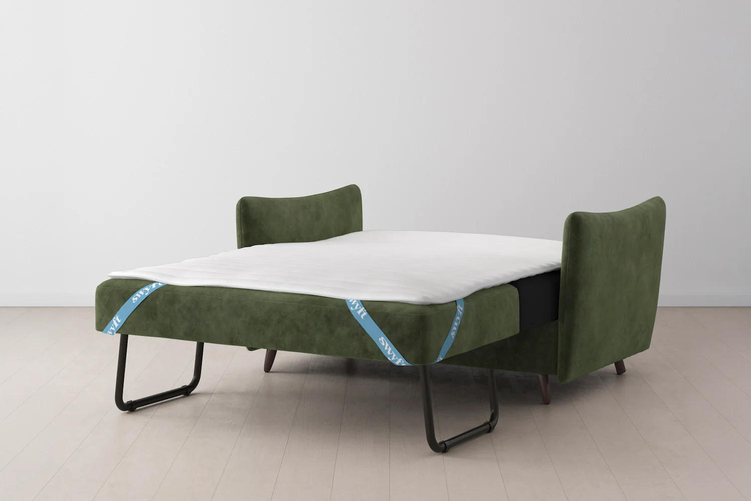 Model 08 Sofa Bed 2 Seater, Oak / Conifer - Image 9