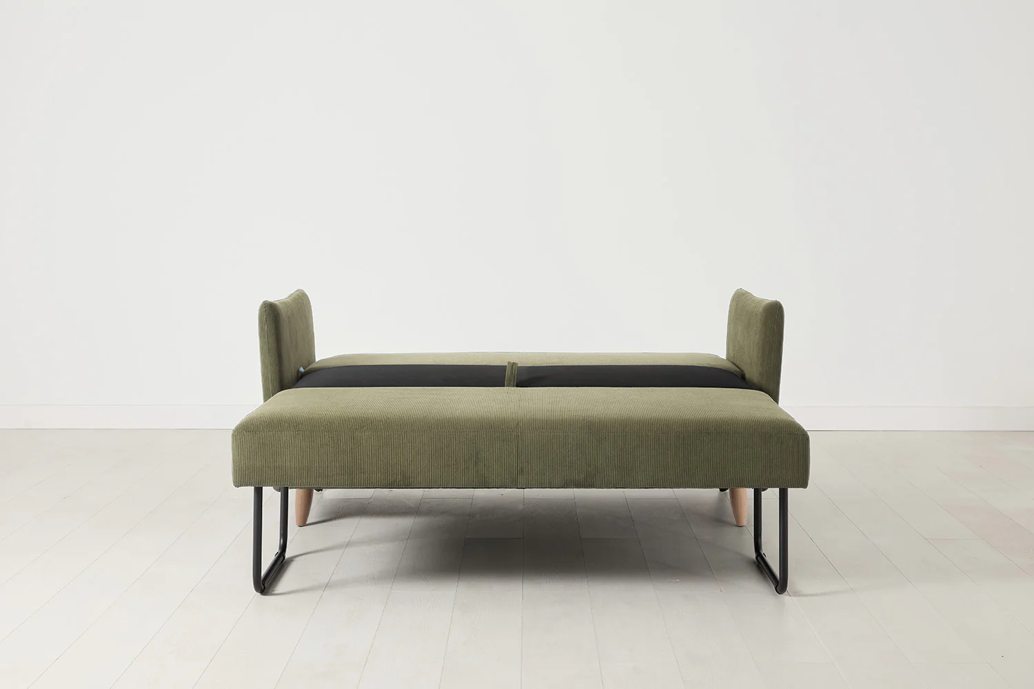 Model 08 Sofa Bed 2 Seater, Oak / Fennel - Image 4